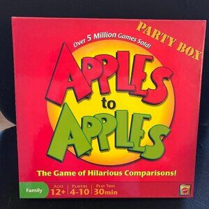 Apples to Apples 2007 Party Box Game Mattel - Excellent condition COMPLETE